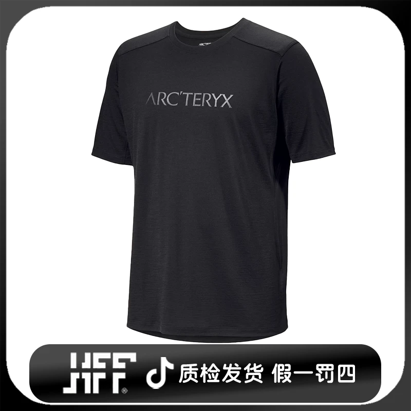 ARCTERYX/始祖鸟Merino英文标羊毛T恤徒步登山（7733)短袖户外