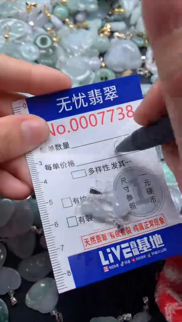 颈饰未镶嵌翡翠7738