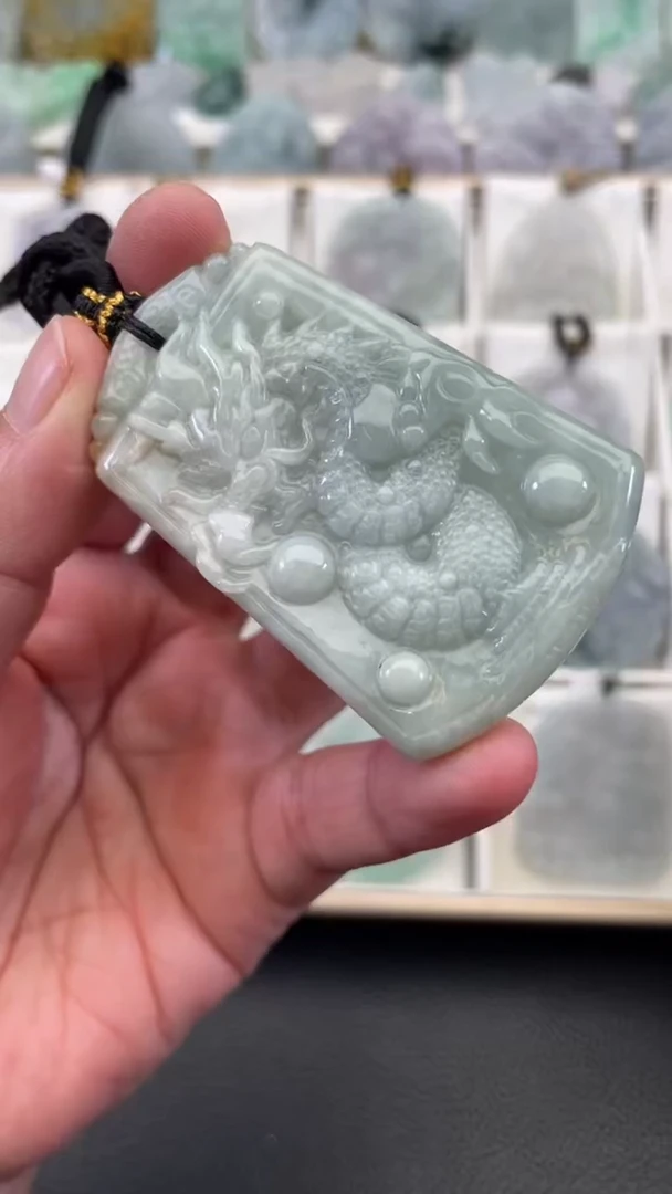 颈饰未镶嵌翡翠天然缅甸翡翠A货74