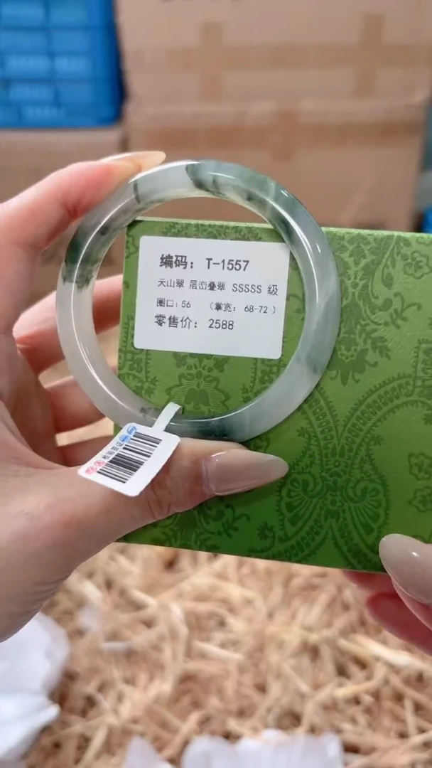 未镶嵌手镯石英质玉T-1557