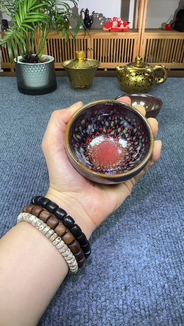 茶盏陶瓷茶器主人杯111111火麒麟
