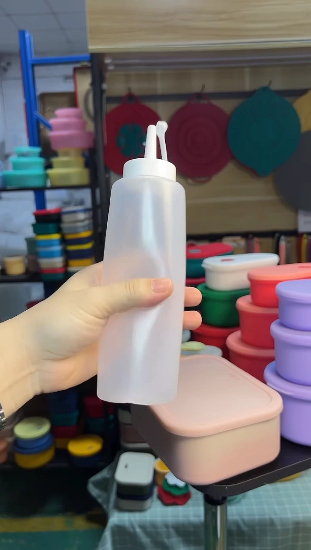 聚丙烯(pp)发3个 原色-330ml-挤酱瓶