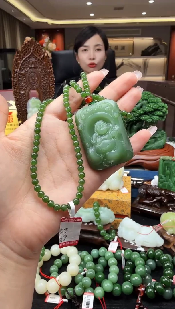 颈饰未镶嵌和田玉31by