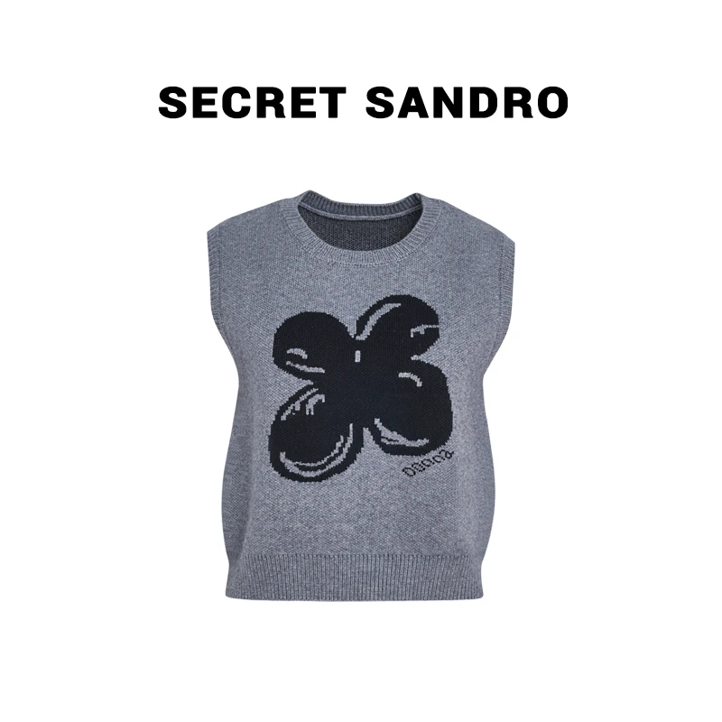 【花朵马甲】【多娜&Secret Sandro粉丝专享】毛衫 M65209178N