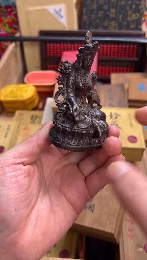 瓷片-----------度母观音摆件