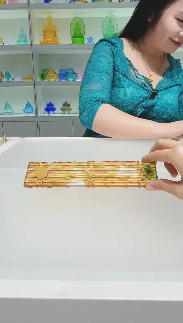 手工艺品琉璃古法琉璃香插