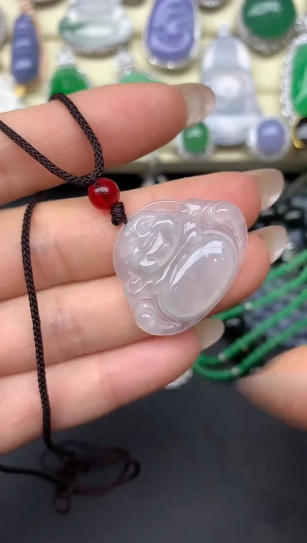 翡翠未镶嵌颈饰88-雪姐翡翠天天见