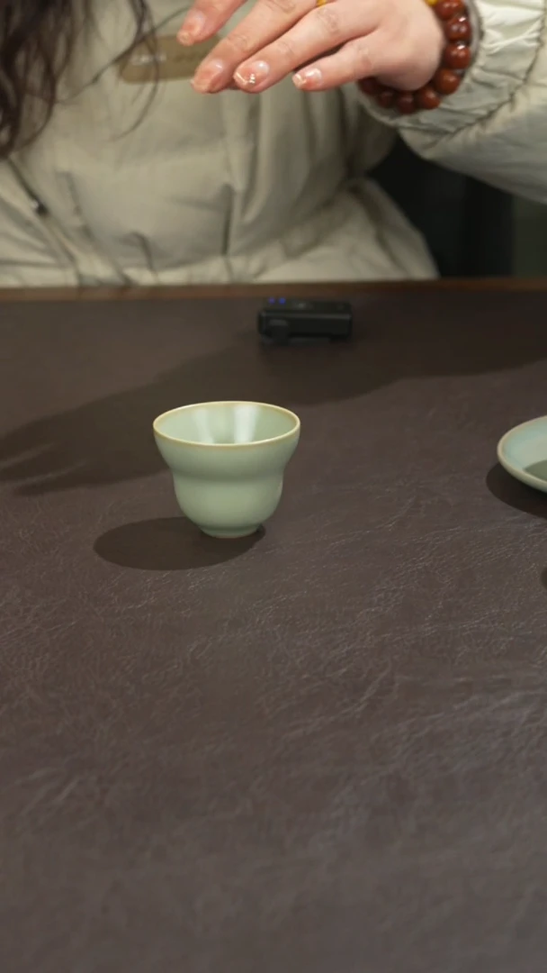 瓷宣宝汝瓷原矿原釉作品