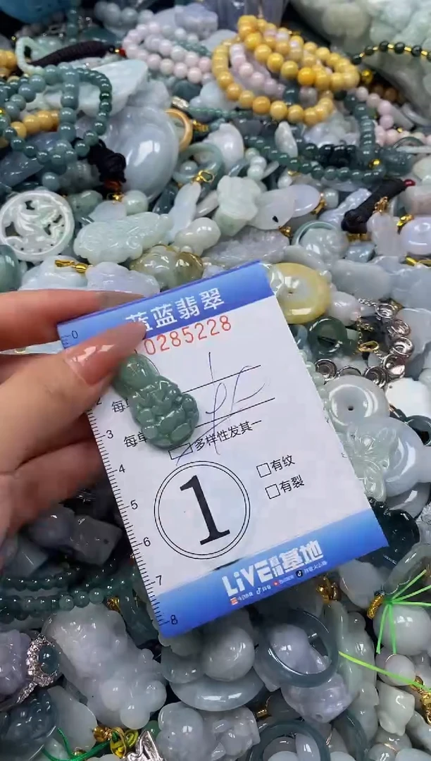 翡翠未镶嵌颈饰闪购0285228多样性发其一