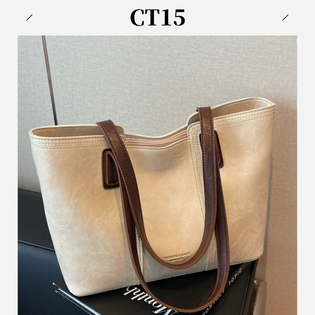 CC-2025新款菜篮子CT15  时尚百搭单肩斜挎女包夏季双根单肩包