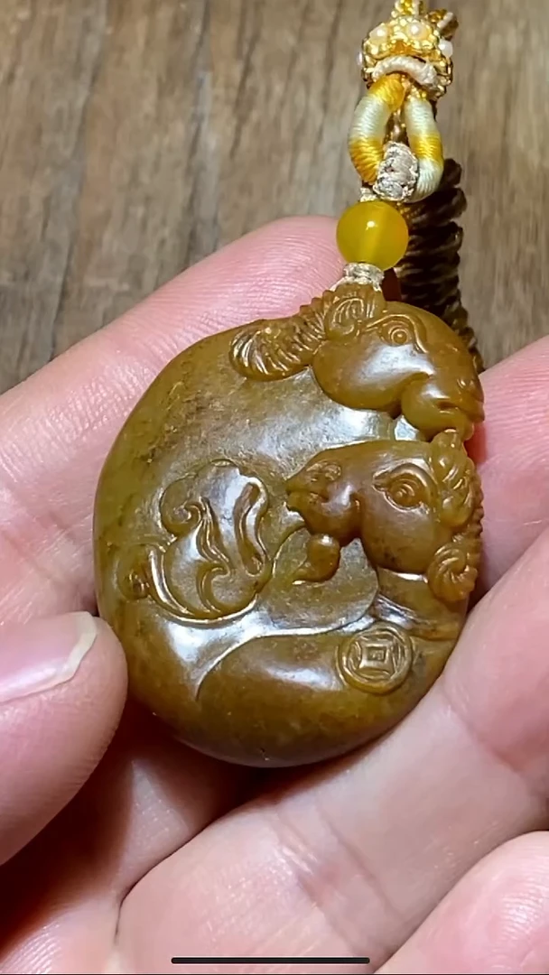 未镶嵌和田玉挂件HLH6779