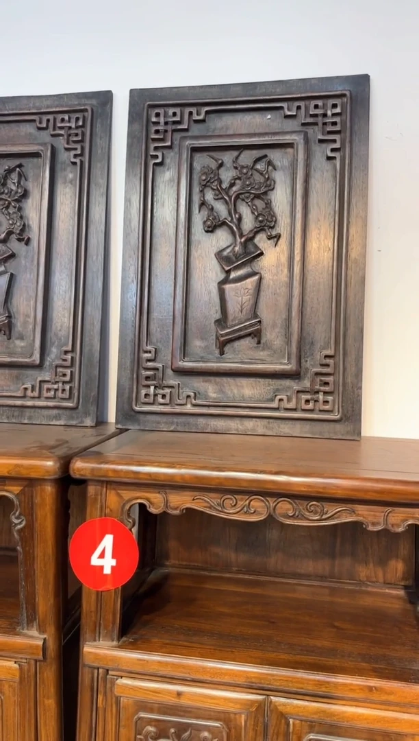 【闪购商品】木非洲紫檀   梅花板子    工艺品