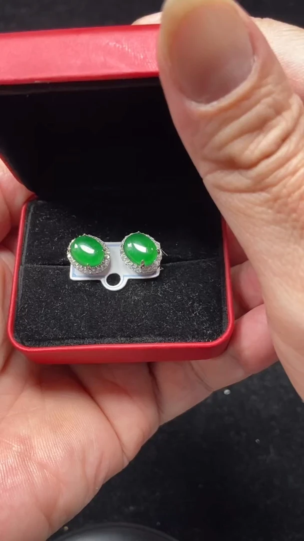 未镶嵌翡翠耳钉耳钉57