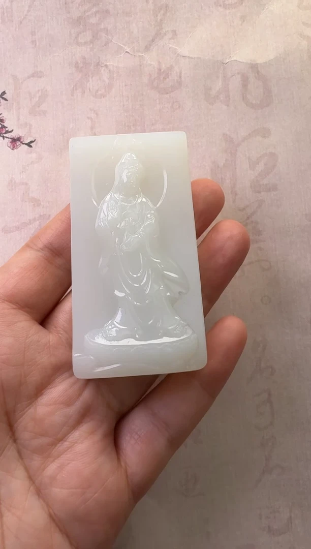 【闪购商品】和田玉颈饰未镶嵌白玉观音