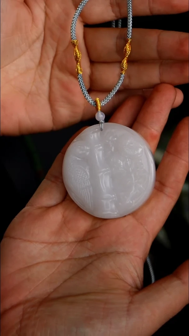 未镶嵌吊坠石英质玉（金丝玉）001