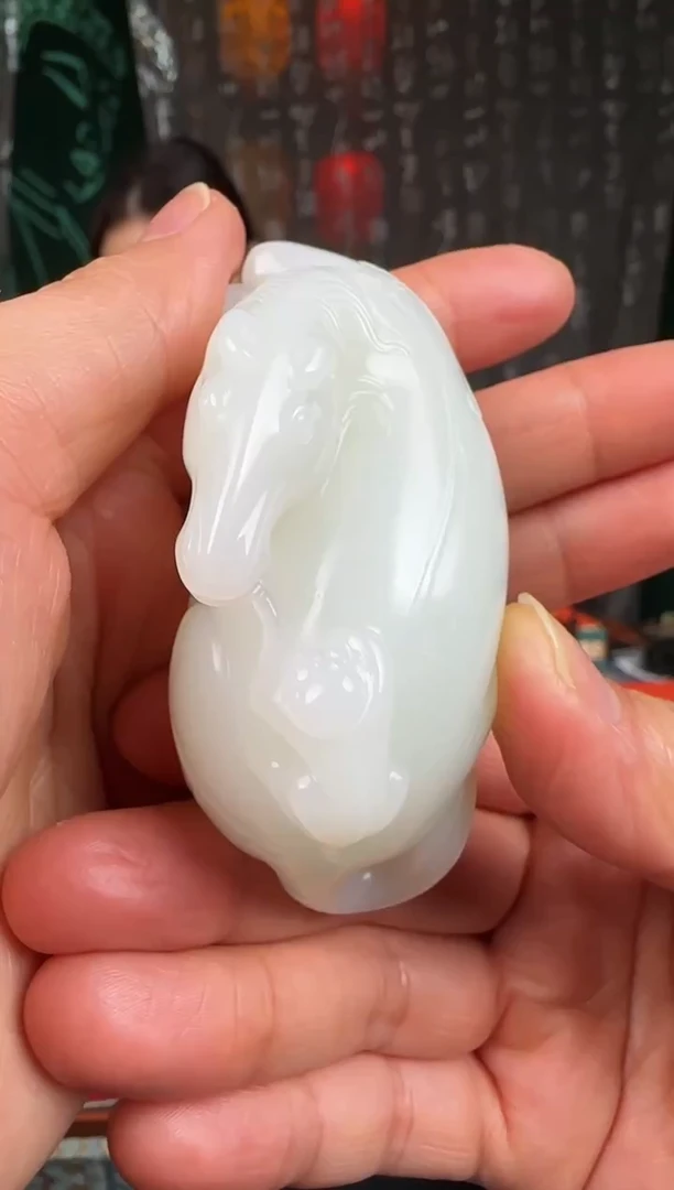 未镶嵌和田玉把件马上封侯