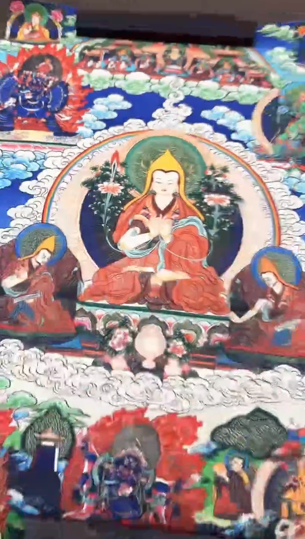 卷轴画卷轴唐卡16015