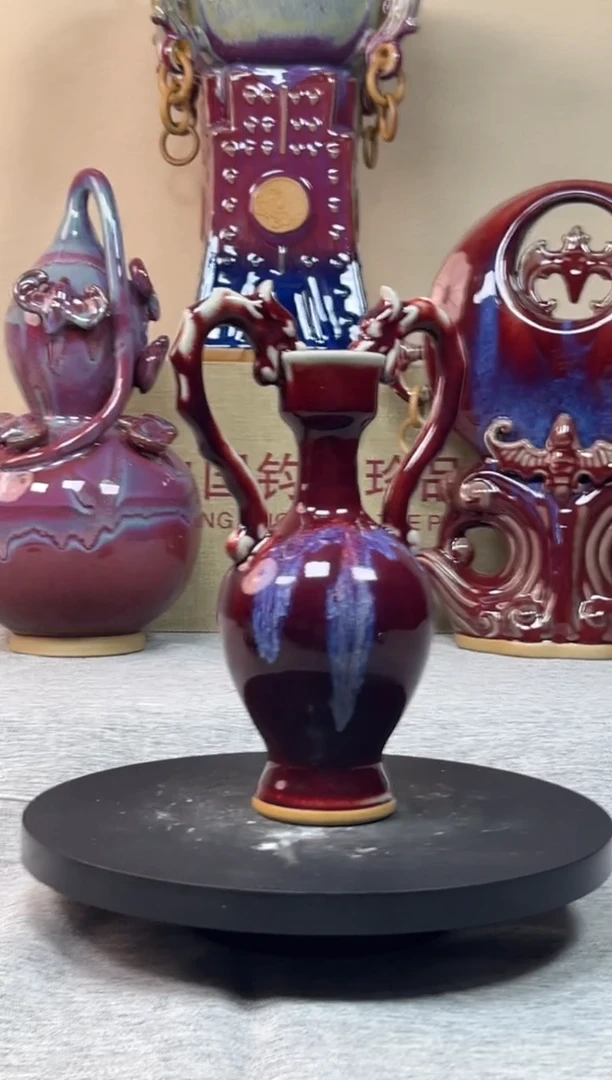 摆件神垕钧瓷收藏工艺品