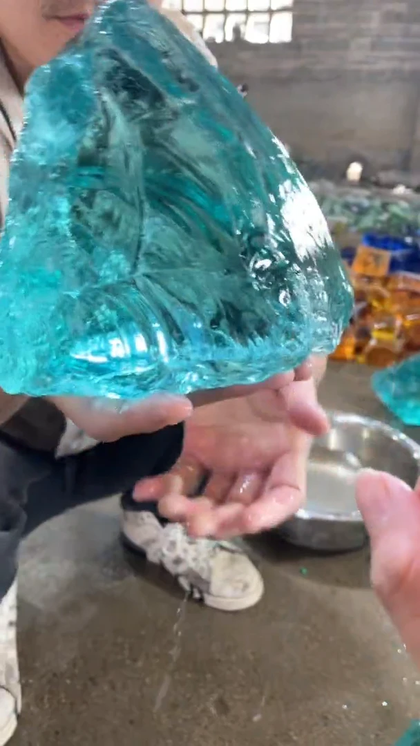 新疆托帕石原石摆件