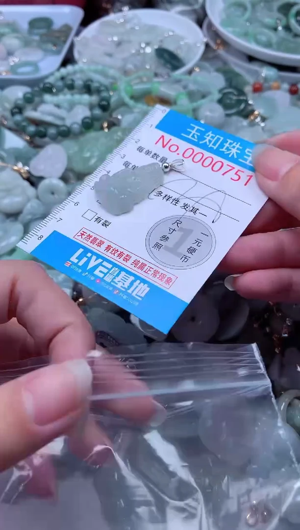 翡翠未镶嵌吊坠(不含链)751