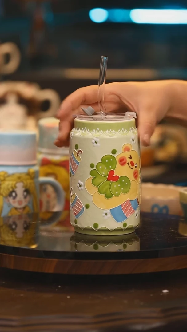 【闪购商品】摆件景德镇高温釉下彩手绘