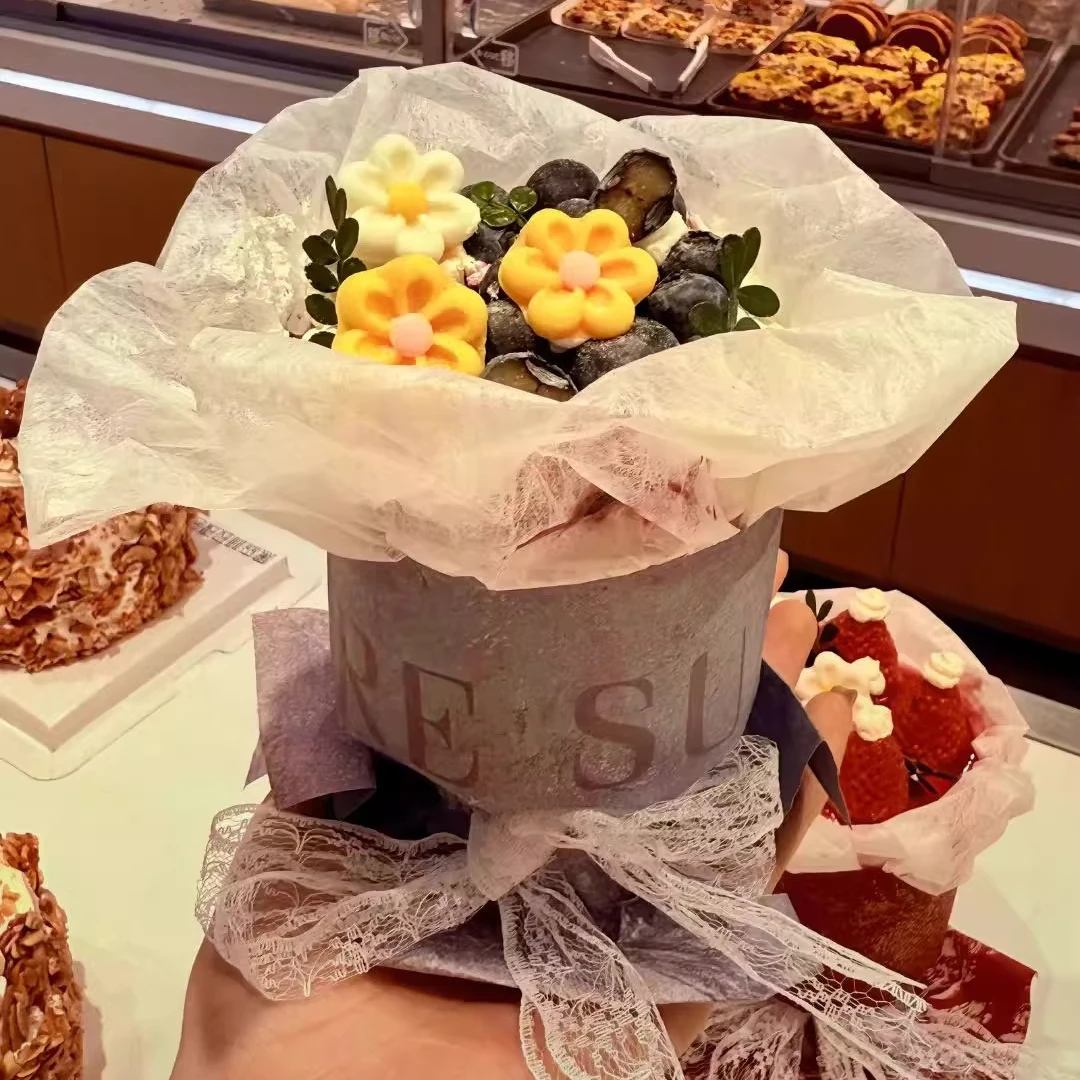 法采花束蛋糕烘焙原料 包装网红自制烘培
