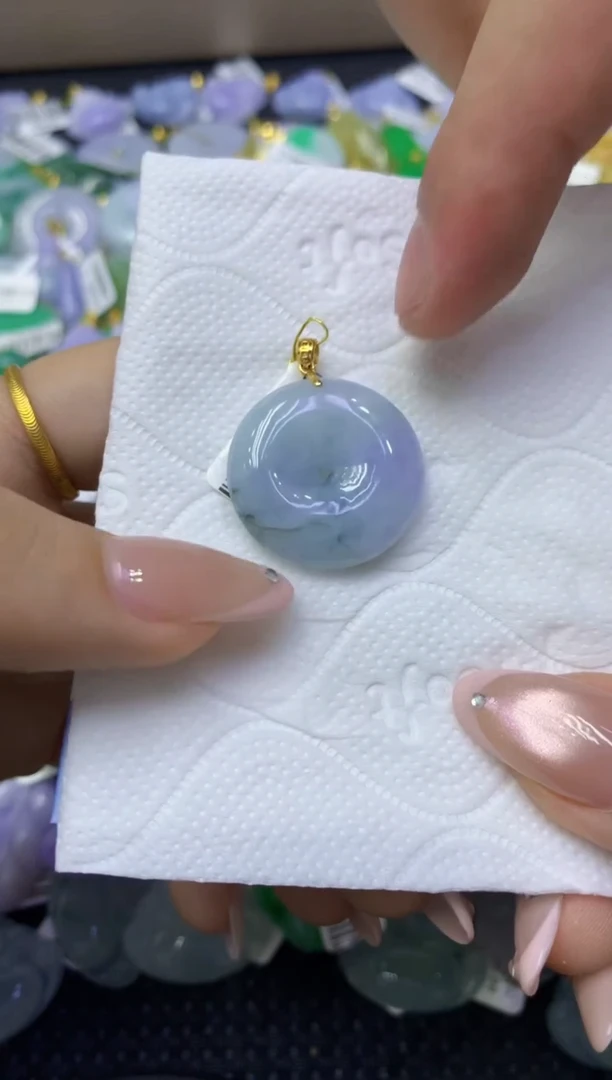 颈饰未镶嵌翡翠天然缅甸翡翠A货