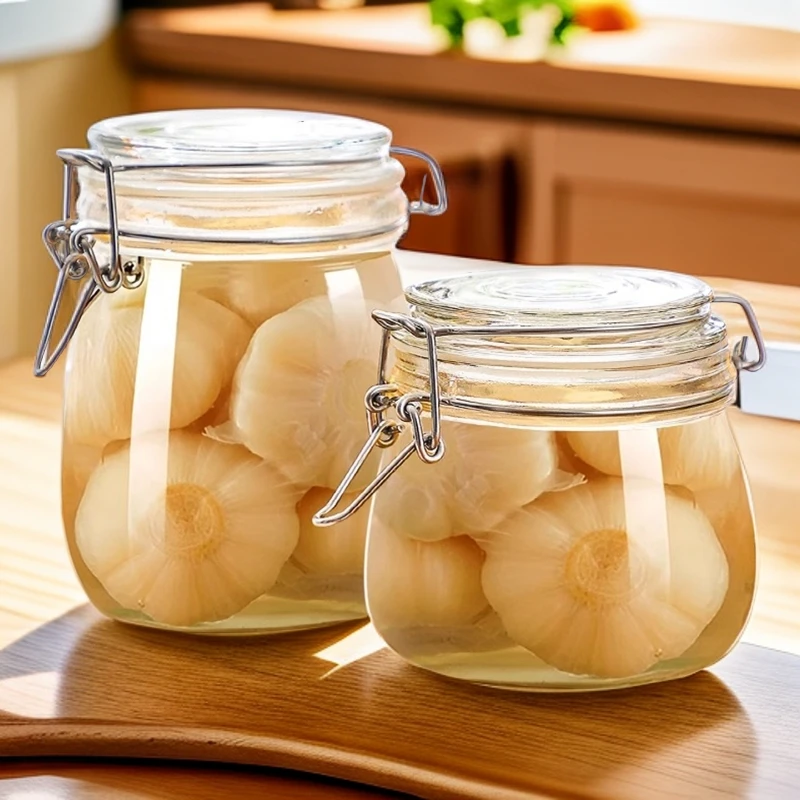 糖蒜密封罐玻璃罐头瓶空瓶子食品级家用泡菜坛腌制腊八蒜专用容器