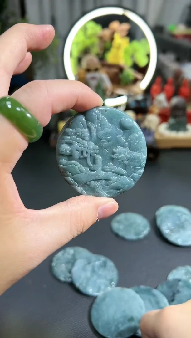 【闪购商品】翡翠颈饰未镶嵌 B6147 多样性发其一