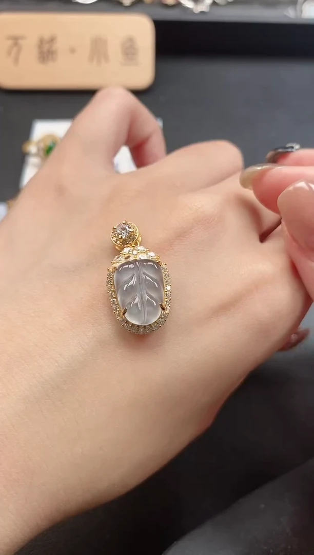 银S925镶嵌戒指翡翠51511