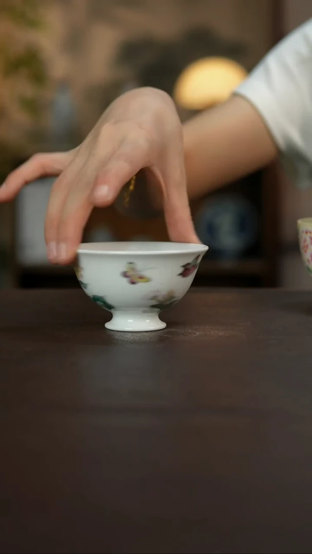 杯景德镇陶瓷杯碗柴烧多人