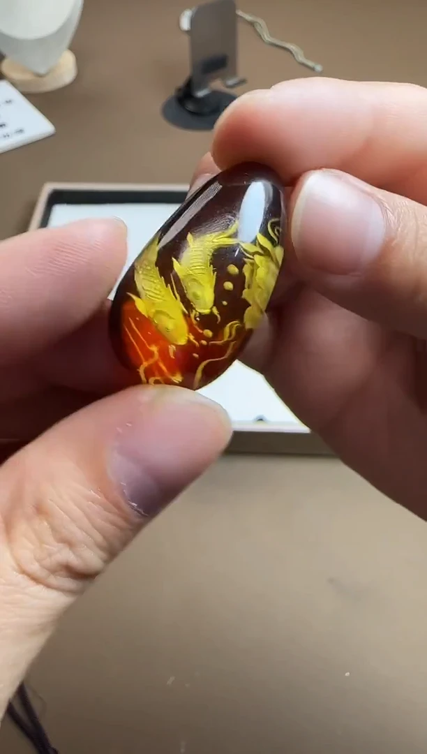 琥珀颈饰未镶嵌xp020吊坠多样性发其一