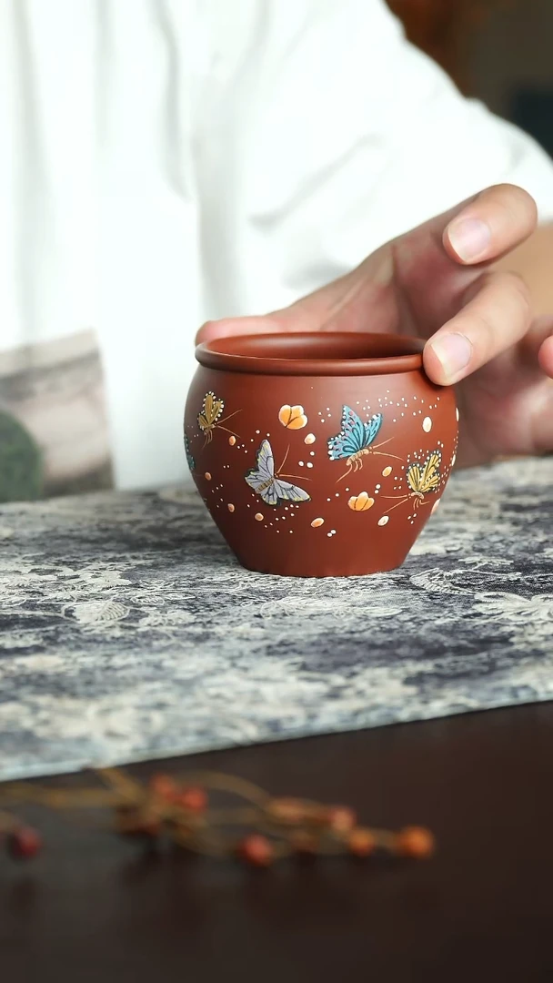 茶杯紫砂3宜兴紫砂主人杯