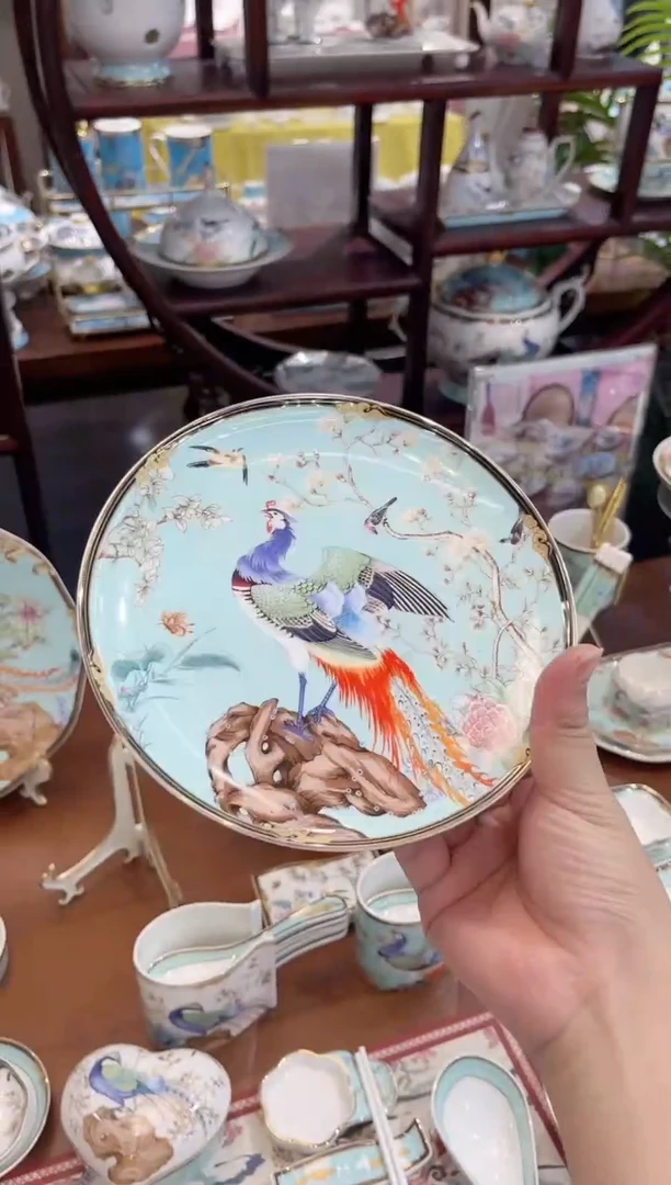 36%以上骨粉骨瓷7英寸平盘