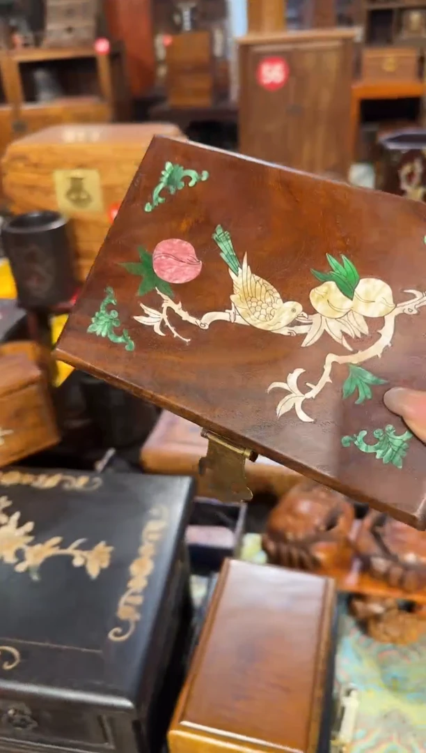 【闪购商品】木木艺长寿桃黄翻盖盒88.888