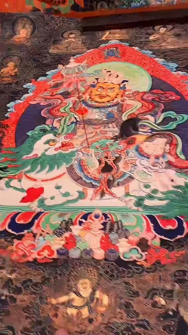 装裱画精美唐卡tk16011