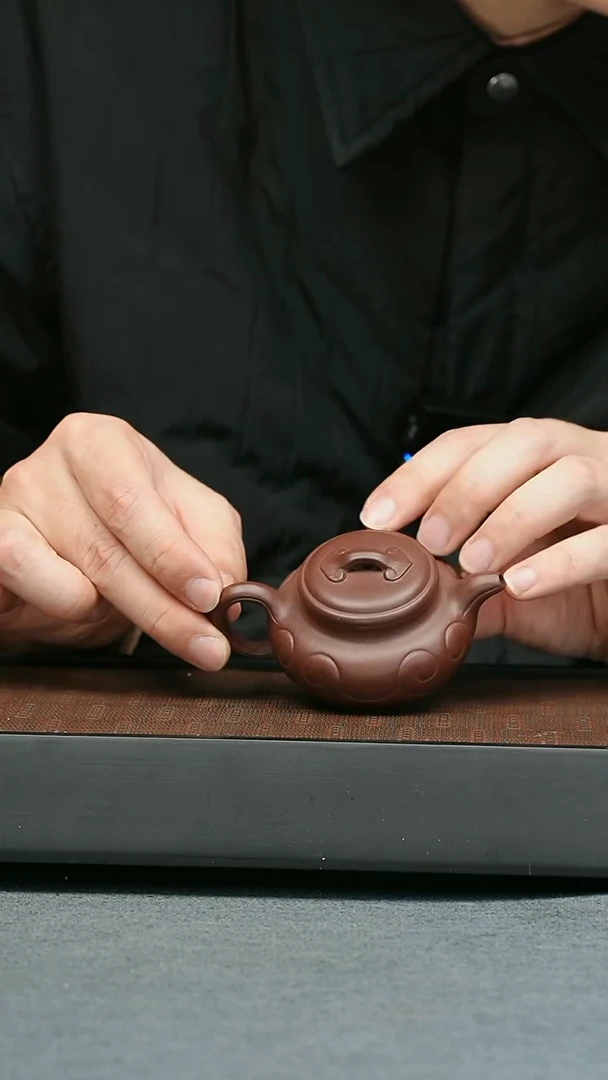 【闪购商品】紫砂茶壶五堂 仿古如意