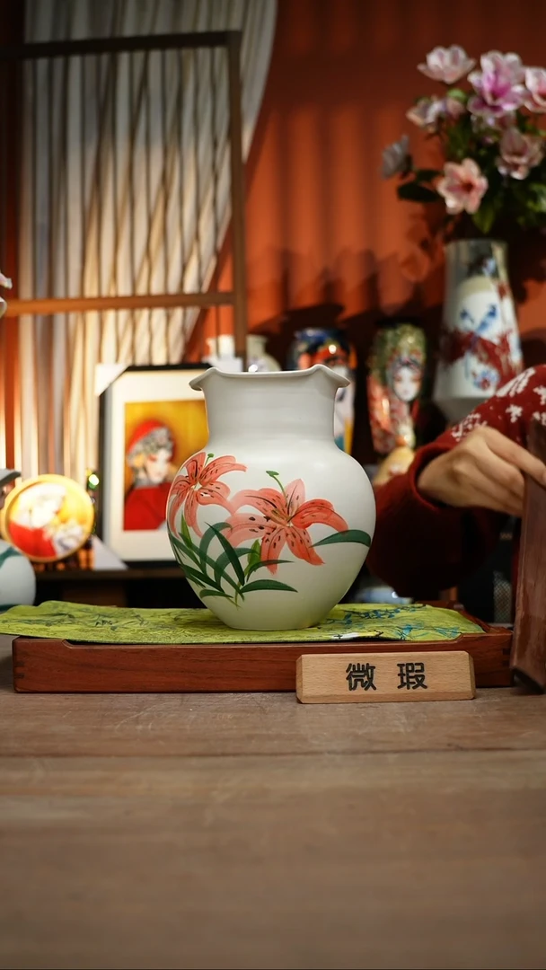 【简家甄选】景德镇设计师釉下手绘陶瓷