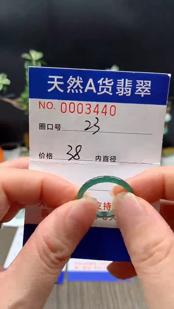 未镶嵌戒指翡翠23#