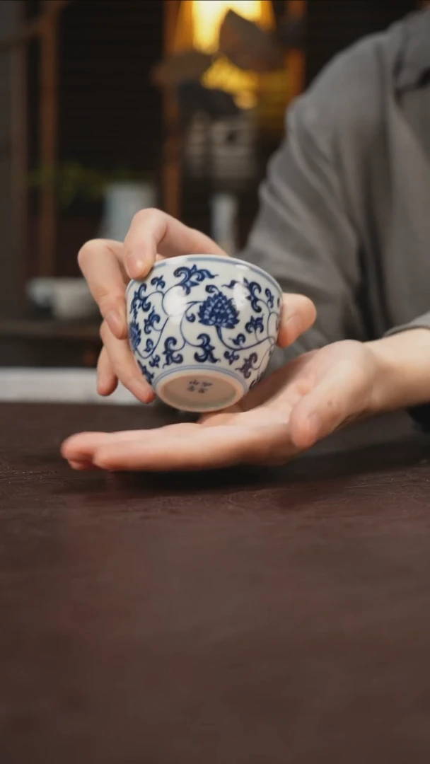 杯景德镇陶瓷杯碗柴烧多人S35