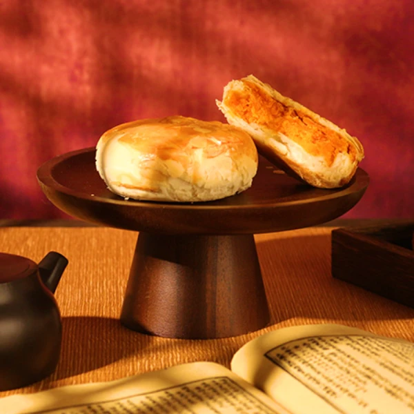 【3.8女神节专属】酥皮黄庄月饼河北石家庄特产蛋黄红豆山楂椒盐商品图