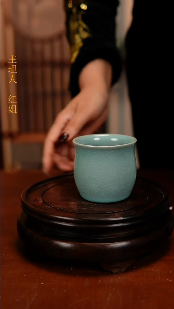 瓷片原产地原矿釉汝瓷