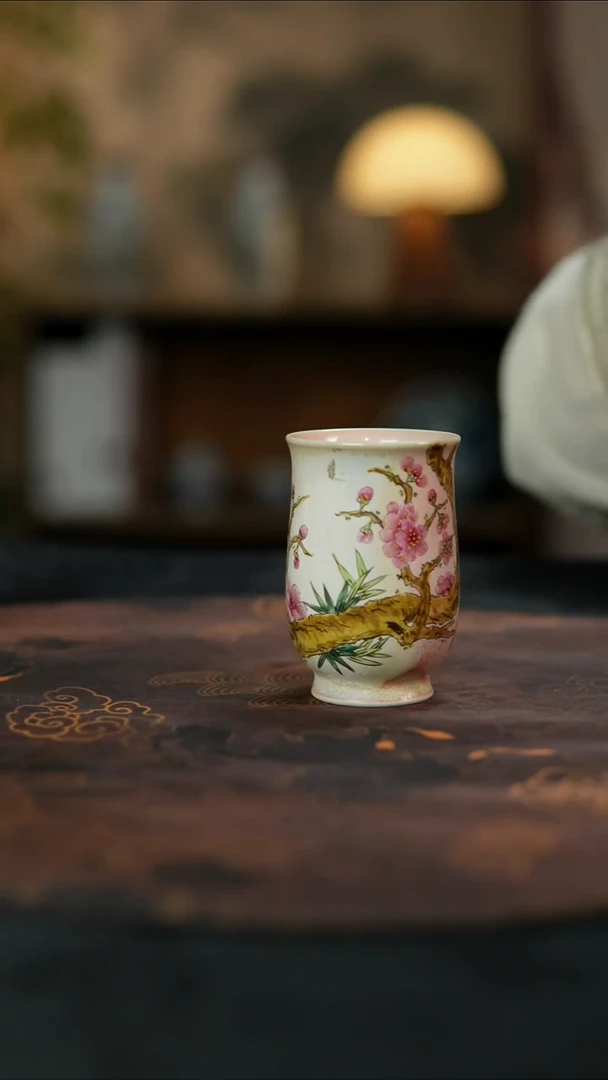 杯景德镇陶瓷杯碗柴烧多人