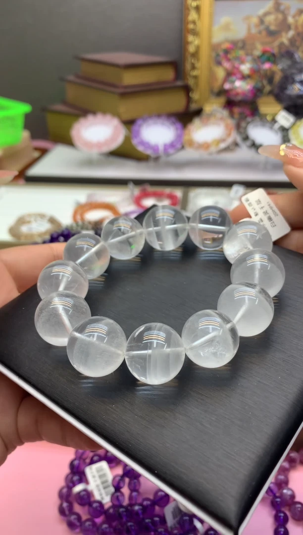 【闪购商品】水晶手串未镶嵌白幽灵千层20+