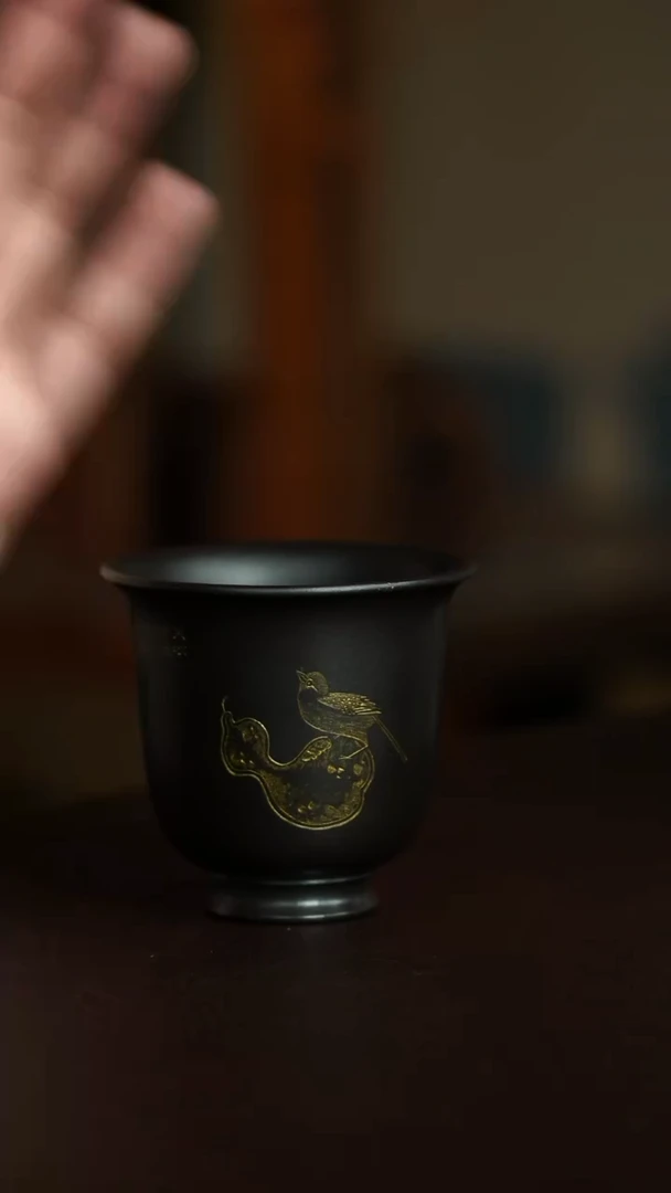 茶杯紫砂9号宜兴原矿紫砂作品