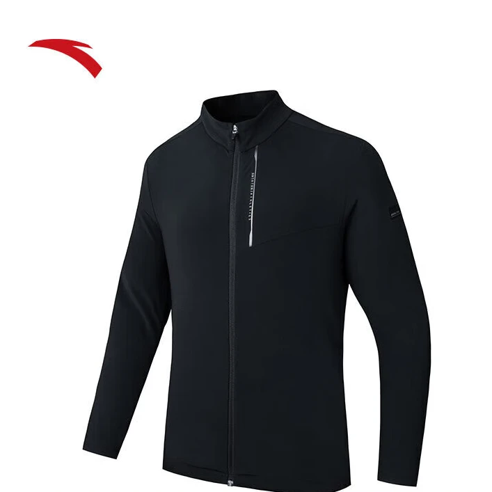 安踏（ANTA）运动外套男装冬款健身跑步运动长袖针织上衣152437721N