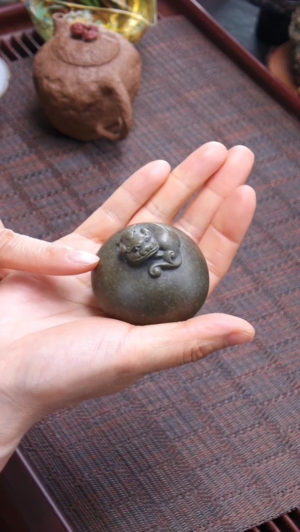 【闪购商品】紫砂茶宠王登龙《铃铛貔貅》
