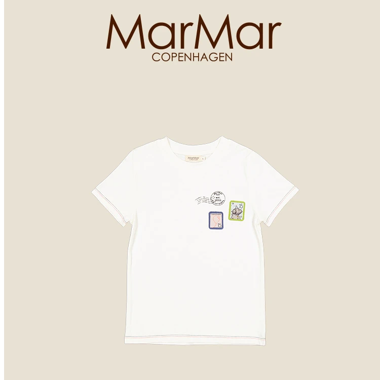 MarMar春夏男童女童印花短袖T恤宽松休闲儿童半袖上衣内搭打底衫