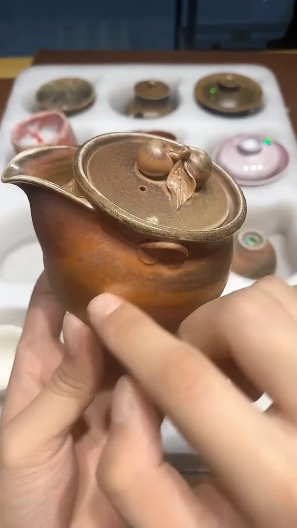 奢瓷/瑞寅柴烧茶器（宝瓶）040 微瑕