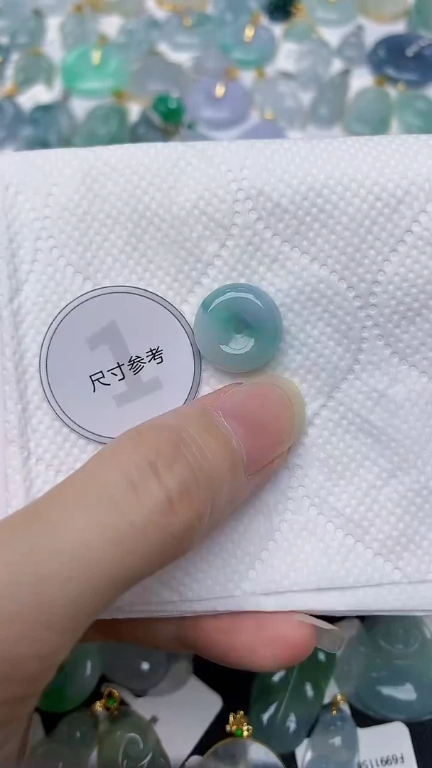 颈饰未镶嵌翡翠天然A货翡翠